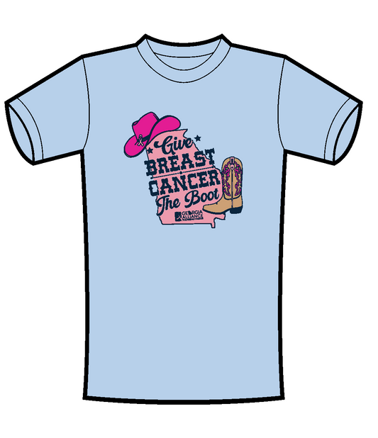 Give Breast Cancer the Boot T-shirt